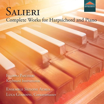 Cover van Pantieri, Filippo – Antonio Salieri, Complete Works For Harpsichord & Piano