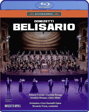 Cover van Frontali, Roberto & Orchestra E Coro Donizetti Opera & Riccardo Frizza – Donizetti: Belisario
