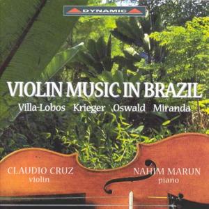 Cover van Cruz, Claudio – Violin Music In Brazil