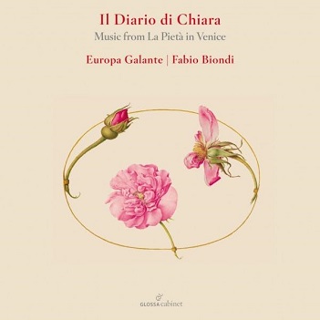 Cover van Europa Galante & Fabio Biondi – Il Diario Di Chiara: Music From La Pieta In Venice