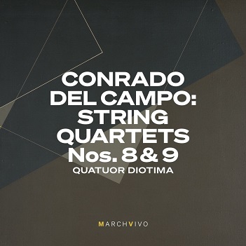 Cover van Quatuor Diotima – Conrado Del Campo: String Quartets Nos. 8 & 9 (Live)