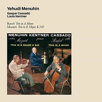 Cover van Yehudi Menuhin – Ravel: Trio In a Minor, Mozart: Trion In E Major, K542