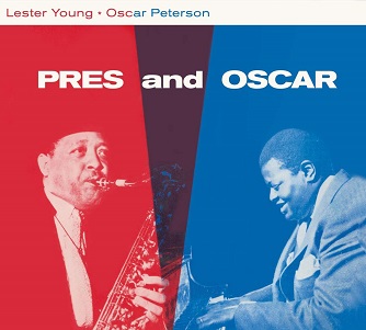 Cover van Young, Lester & Oscar Peterson – Pres and Oscar - the Complete Session