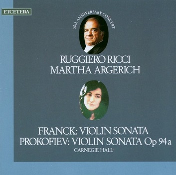 Cover van Ricci, Ruggiero – Franck/Prokofiev: Violin Sonatas