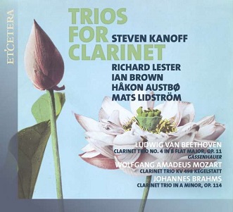 Cover van Kanoff, Steven – Trios For Clarinet