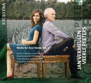 Cover van Kaufmann, Jonas – Works For Four Hands Vol.1