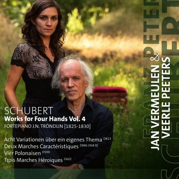 Cover van Kaufmann, Jonas – Works For 4 Hands Vol.4