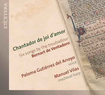 Cover van Ventadorn, B. De – Chantador De Joi D'amor Six Songs