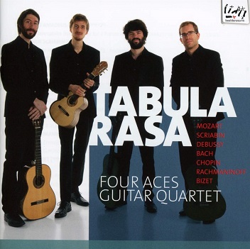 Cover van Four Aces Guitar Quartet – Tabula Rasa