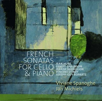 Cover van Spanoghe, Viviane & Jan Michiels – French Sonatas For Cello & Piano