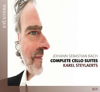 Cover van Steylaerts, Karel – Bach Complete Cello Suites