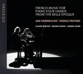 Cover van Vermeulen, Jan & Veerle Peeters – French Music For Piano Four Hands From the Belle Epoque