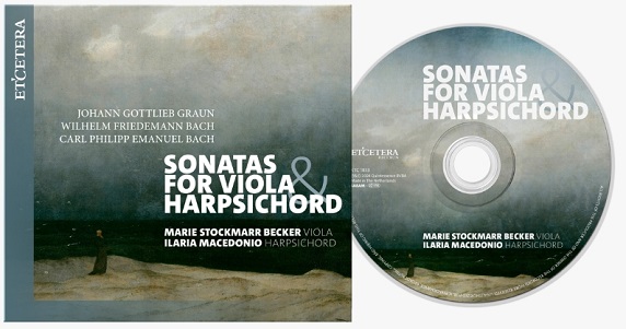 Cover van Becker, Marie Stockmarr & Ilaria Macedonio – Sonatas For Viola & Harpsichord