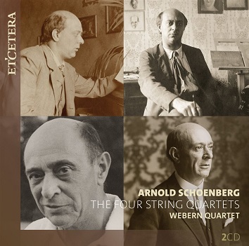 Cover van Webern Quartet & Yui Futaeda – Arnold Schoenberg: the Four String Quartets