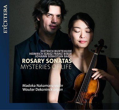 Cover van Nakamaru, Madoka & Wouter Dekoninck – Rosary Sonatas - the Mystery of Life