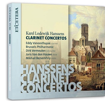Cover van Vanoosthuyse, Eddy – Hanssens Clarinet Concertos