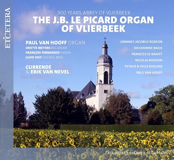 Cover van Hooff, Paul Van – The J.B. Le Picard Organ of Vlierbeek