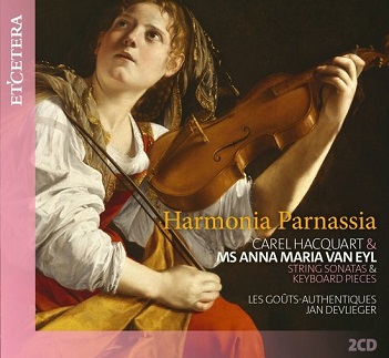 Cover van Les Gouts-Authentiques – Scheidemann & Froberger: Harmonia Parnassia Carel Hacquart & Ms Anna Maria Van Eyl