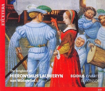 Cover van Egidius Kwartet – Songbook of Hieronymus..
