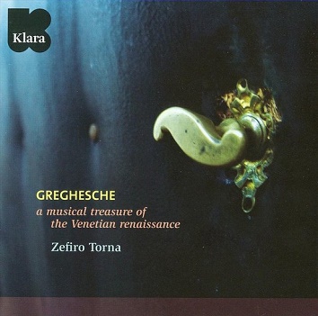 Cover van Zefiro Torna – Greghesche