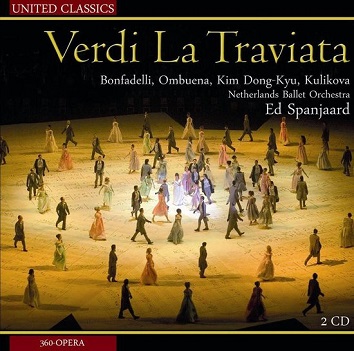 Cover van Spanjaard, Ed & Netherlands Ballet Orchestra – Verdi: La Traviata