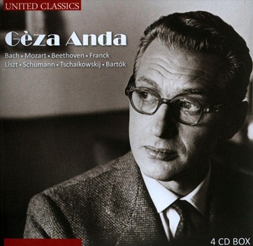 Cover van Anda, Geza – Bach/Mozart/Beethoven/Franck/Liszt/Schumann/Thaikovsky