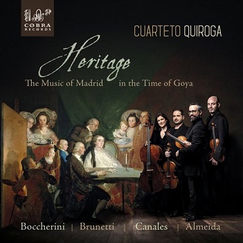 Cover van Cuarteto Quiroga – Heritage - the Music of Madrid In the Time of