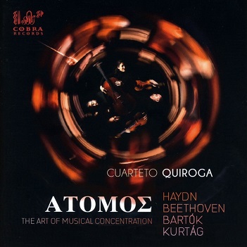 Cover van Cuarteto Quiroga – Atomos: the Art of Musical Concentration