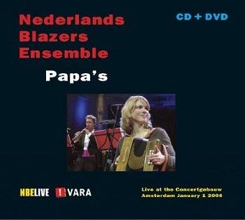 Cover van Nederlands Blazers Ensemble – Papa's